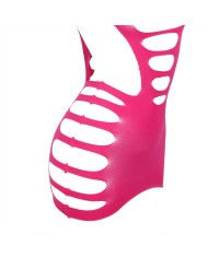 SUBBLIME - 952273 ROBE RÉSILLE ÉLASTIQUE MANCHES LONGUES ROSE TAILLE UNIQUE