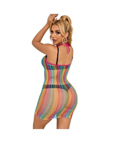 SUBBLIME - 952341 ROBE RÉSEILLE ARC-EN-CIEL TAILLE UNIQUE
