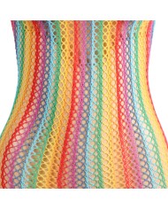SUBBLIME - 952341 ROBE RÉSEILLE ARC-EN-CIEL TAILLE UNIQUE