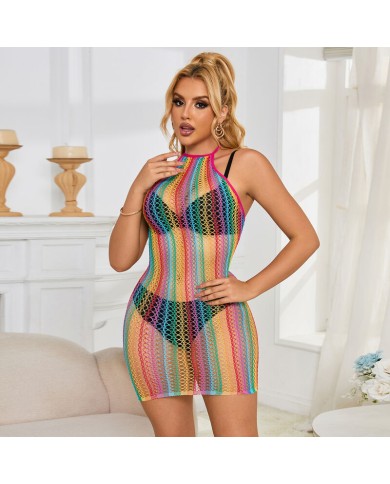 SUBBLIME - 952341 ROBE RÉSEILLE ARC-EN-CIEL TAILLE UNIQUE