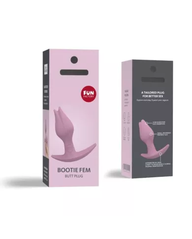 FUN FACTORY - BOOTIE FEM FEMELLE ANAL PLUG ANAL ROSE
