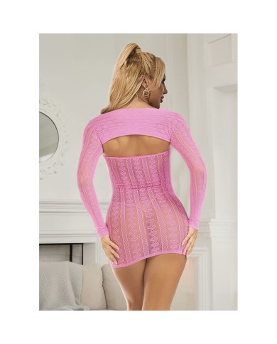 SUBBLIME - 952471 ROBE RÉSEILLE ROSE TAILLE UNIQUE