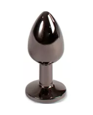 SECRETPLAY - PLUG ANAL EN GUNMETAL PETITE TAILLE 7 CM