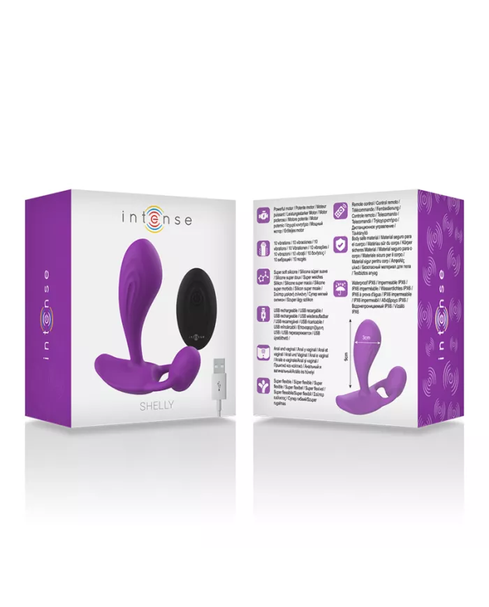 INTENSE - TÉLÉCOMMANDE ANAL SHELLY PLUG VIOLET INTENSE - TÉLÉCOMMANDE ANAL SHELLY PLUG VIOLET