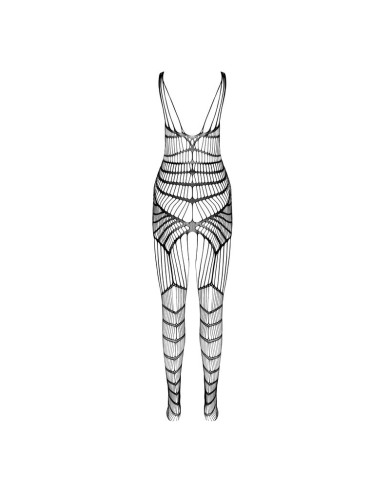 PASSION - BS 102 BODYSTOCKING BLANC TAILLE UNIQUE