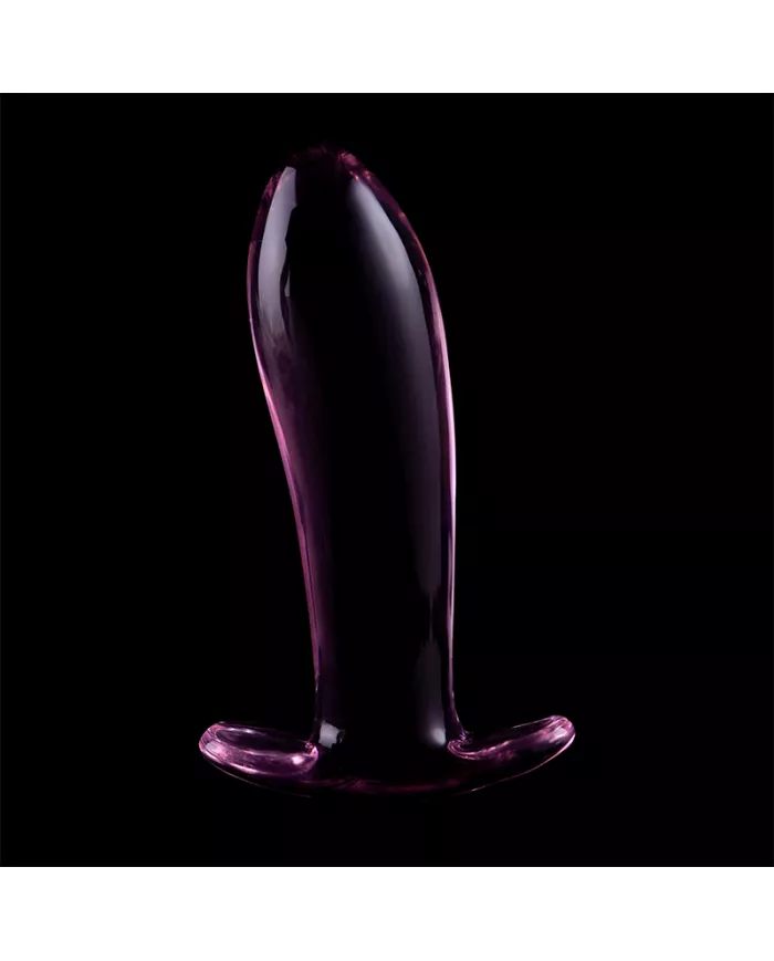 NEBULA SERIES BY IBIZA - PLUG ANAL MODÈLE 5 VERRE BOROSILICATE ROSE 12.5 CM -O- 3.5 CM
