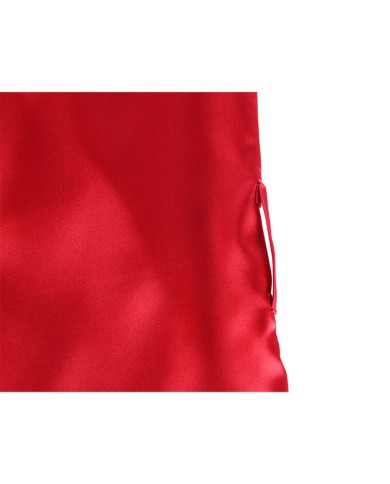 SUBBLIME - 954017 CARACO DOS TRANSPARENT EN DENTELLE + STRING ROUGE/NOIR S/M