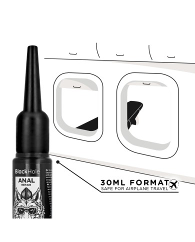 BLACK HOLE - APPLICATEUR DE LUBRIFIANT ANAL TAILLE S 30 ML