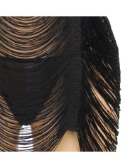 SUBBLIME - 954222 ROBE À BRETELLES + STRING NOIR S/M