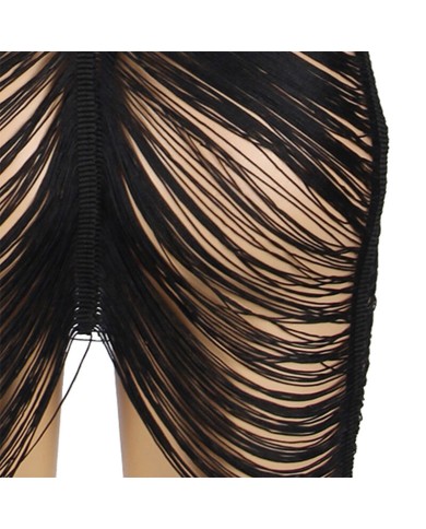 SUBBLIME - 954222 ROBE À BRETELLES + STRING NOIR S/M