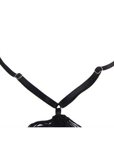 SUBBLIME - 954222 ROBE À BRETELLES + STRING NOIR S/M