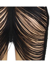SUBBLIME - 954239 ROBE À BRETELLES + STRING NOIR L/XL