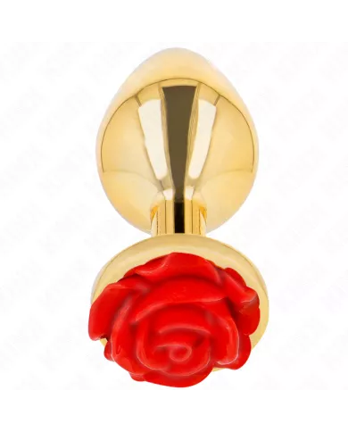 KINK - PLUG ANAL OR ROSE ROUGE TAILLE L KINK - PLUG ANAL OR ROSE ROUGE TAILLE L