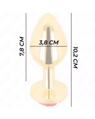 KINK - PLUG ANAL OR ROSE ROUGE TAILLE L