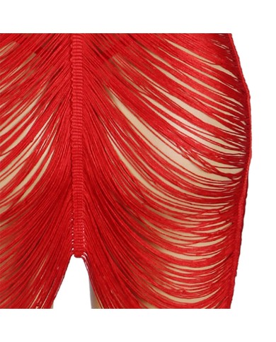 SUBBLIME - 954246 ROBE À BRETELLES + STRING ROUGE S/M