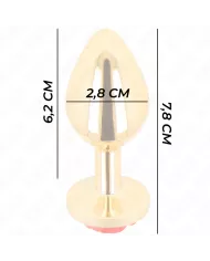 KINK - PLUG ANAL OR ROSE ROUGE TAILLE S