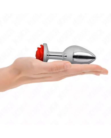 KINK - PLUG ANAL ROSE ROUGE TAILLE L KINK - PLUG ANAL ROSE ROUGE TAILLE L