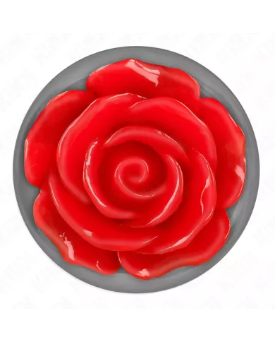 KINK - PLUG ANAL ROSE ROUGE TAILLE L KINK - PLUG ANAL ROSE ROUGE TAILLE L