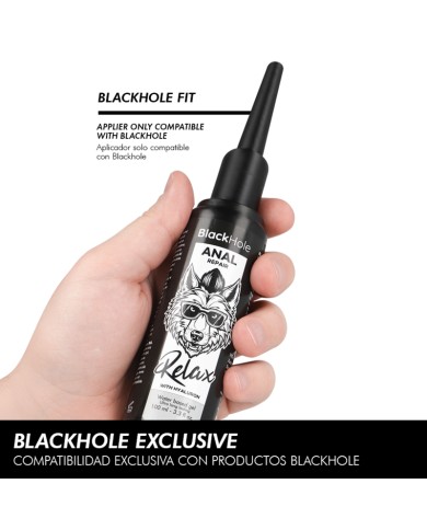 BLACK HOLE - APPLICATEUR DE LUBRIFIANT ANAL TAILLE L 100 ML