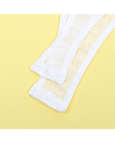 SUBBLIME - 954284 BODY AVEC CHAÎNES + PORTE-JARRETELLES BLANC S/M