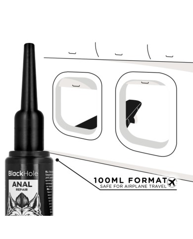 BLACK HOLE - APPLICATEUR DE LUBRIFIANT ANAL TAILLE L 100 ML