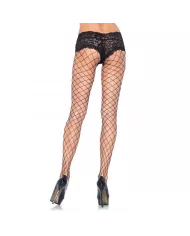LEG AVENUE - PANTALON EN RÉSILLE AVEC SHORT EN DENTELLE LEG AVENUE - PANTALON EN RÉSILLE AVEC SHORT EN DENTELLE