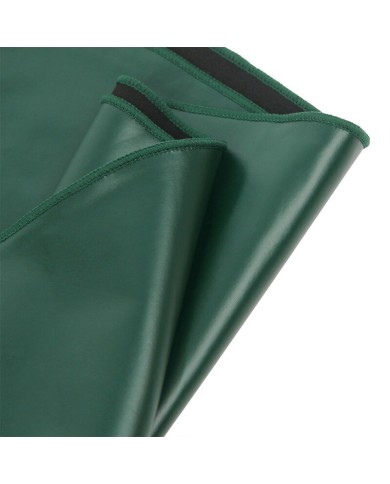 SUBBLIME - 955434 ROBE À BRETELLES EN CUIR VERT S/M
