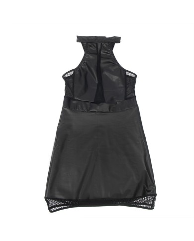 SUBBLIME - 955472 ROBE DOS NU AVEC TRANSPARENCES NOIRE S/M
