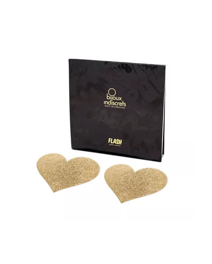 BIJOUX - INDISCRETS CACHE-METONS FLASH COEUR DOR? BIJOUX - INDISCRETS CACHE-METONS FLASH COEUR DOR?