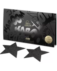 BIJOUX - INDISCRETS CAPUCHONS DE TAMELON NOIR STAR FLASH BIJOUX - INDISCRETS CAPUCHONS DE TAMELON NOIR STAR FLASH
