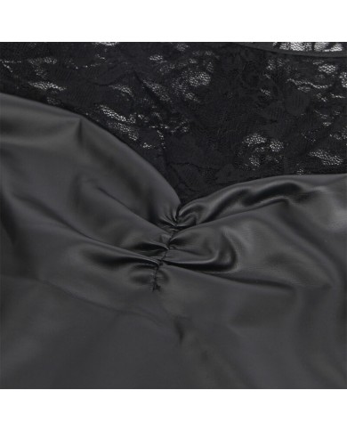 SUBBLIME - 955601 ROBE À MANCHES LONGUES AVEC DENTELLE NOIRE L/XL