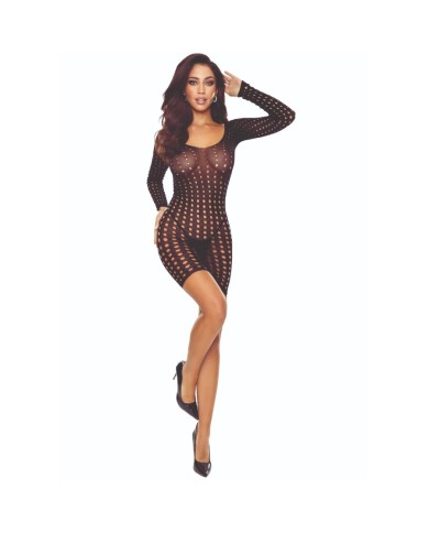 PASSION - BS110 BODYSTOCKING POINTS NOIR