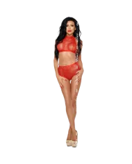 ME-SEDUCE - MONA SET ROUGE XXL/XXXL