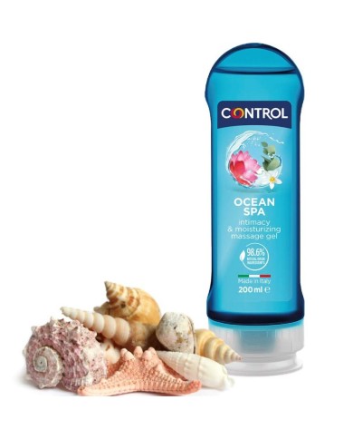 CONTROL - 2 EN 1 MASSAGE & PLAISIR MER MÉDITERRANÉE 200 ML