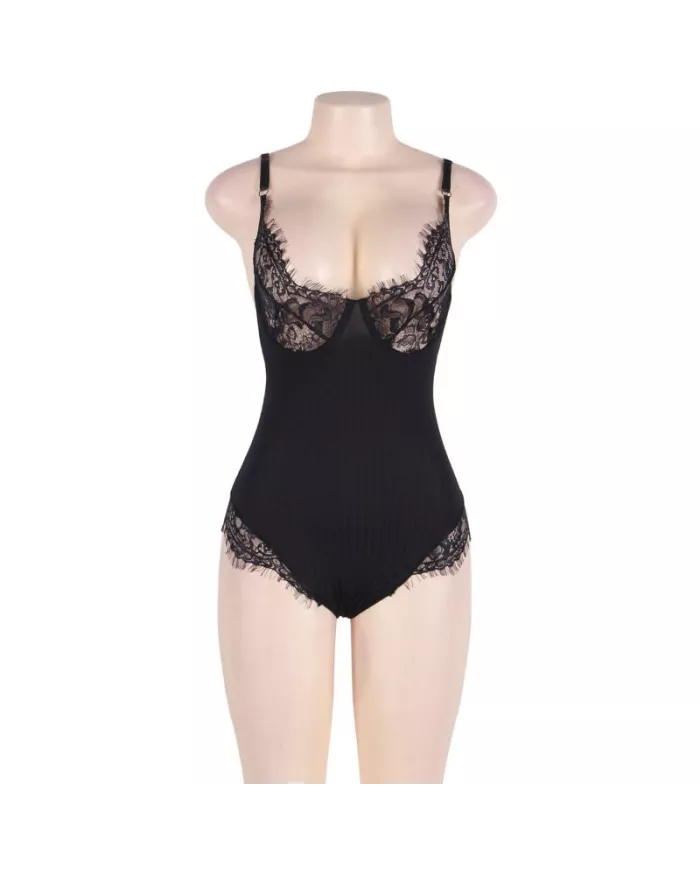 SUBBLIME - QUEEN PLUS TEDDY AVEC CLAIRS ET FRANGES NOIR SUBBLIME - QUEEN PLUS TEDDY AVEC CLAIRS ET FRANGES NOIR