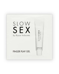 BIJOUX - GEL DE MASSAGE SEXE LENT AVEC JEU DE DOIGTS MONODOSE