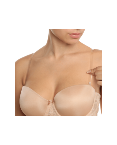 BYE-BRA - JARRETELLES SOUTIEN-GORGE TRANSPARENT