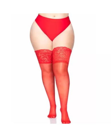 LEG AVENUE - STAY UPS SHEER CUISSE HAUT GRANDE TAILLE