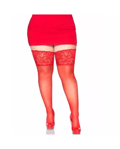 LEG AVENUE - STAY UPS SHEER CUISSE HAUT GRANDE TAILLE