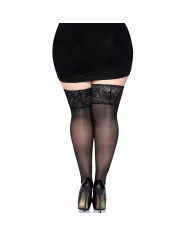 LEG AVENUE - STAY UPS SHEER CUISSES HAUTE TAILLE PLUS