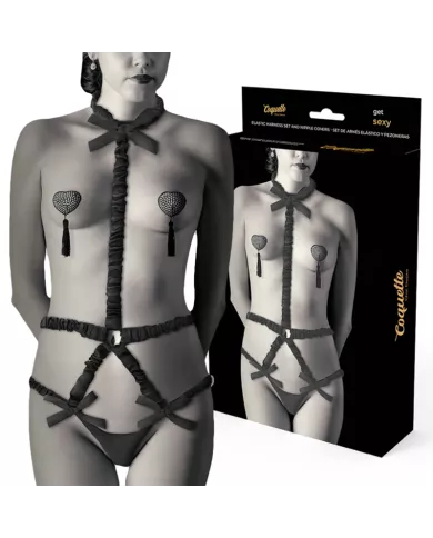 COQUETTE CHIC DESIRE - ENSEMBLE LINGERIE AVEC COUCHE-MALIN DE LUXE