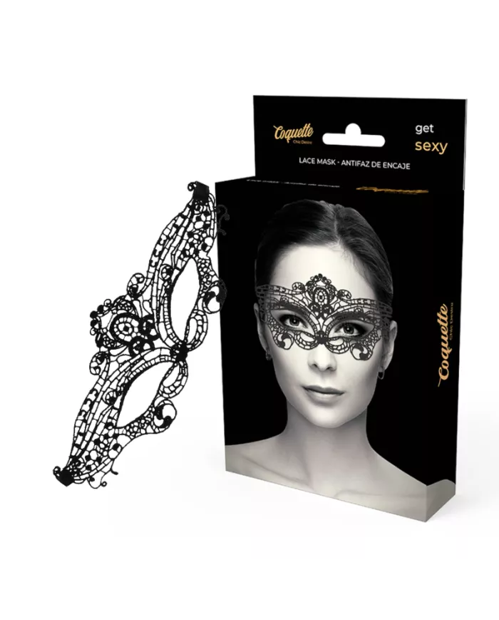 COQUETTE CHIC DESIRE - MASQUE FINE DENTELLE NOIRE COQUETTE CHIC DESIRE - MASQUE FINE DENTELLE NOIRE