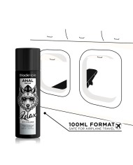 BLACK HOLE - RÉPARATION ANALE RELAX À BASE D'EAU AVEC HYALURON 100 ML
