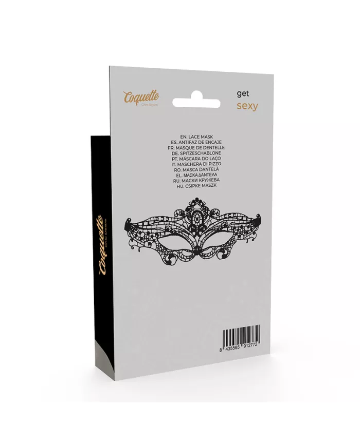 COQUETTE CHIC DESIRE - MASQUE FINE DENTELLE NOIRE COQUETTE CHIC DESIRE - MASQUE FINE DENTELLE NOIRE