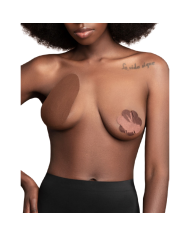 BYE-BRA - RENFORCEMENTSEINS + 3 PAIRES SATINÉES BEIGE BONNET A/C