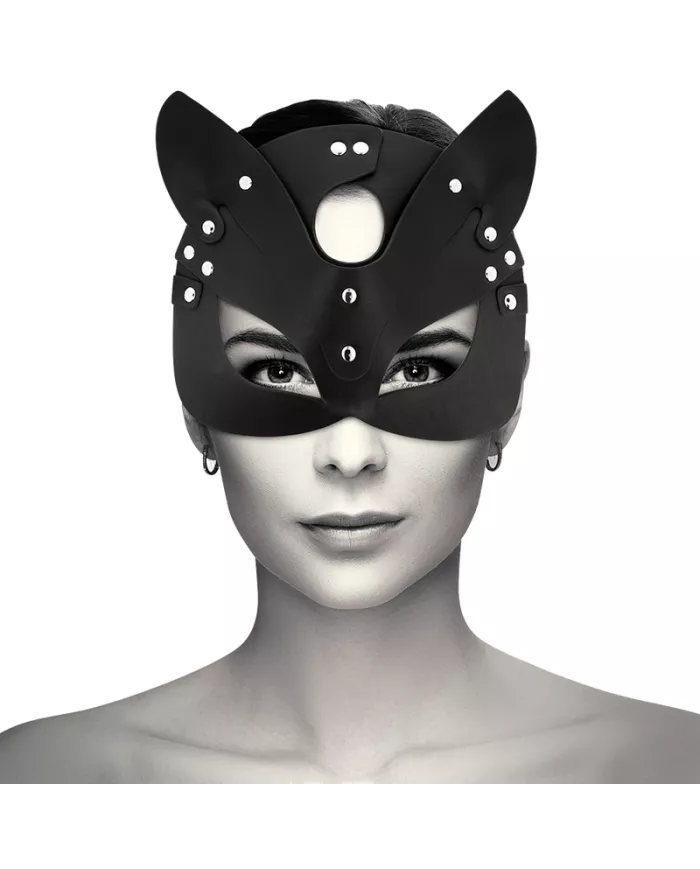 COQUETTE CHIC DESIRE - MASQUE EN CUIR VEGAN AVEC OREILLES DE CHAT