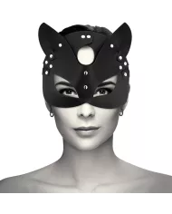 COQUETTE CHIC DESIRE - MASQUE EN CUIR VEGAN AVEC OREILLES DE CHAT