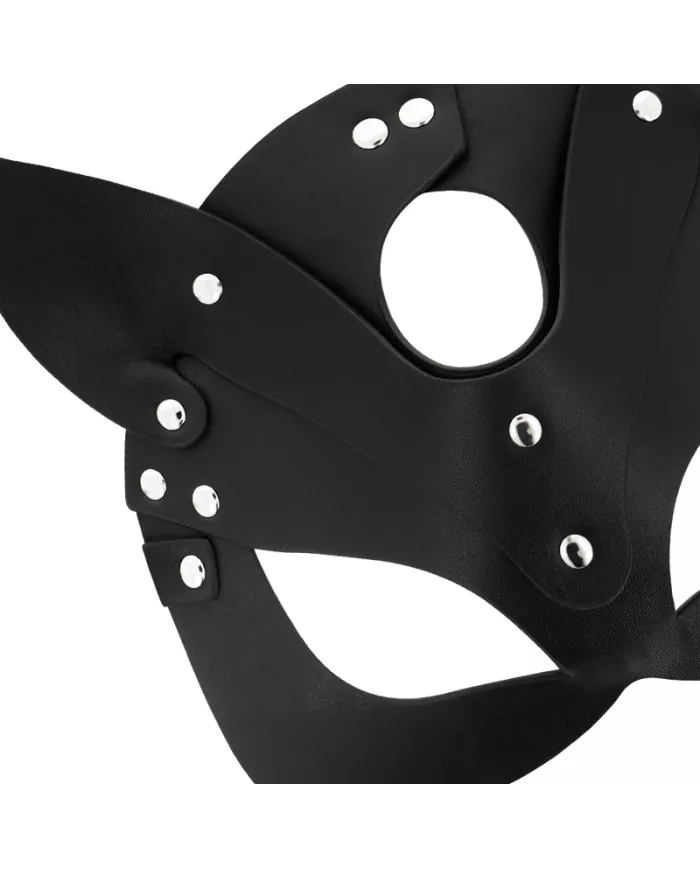 COQUETTE CHIC DESIRE - MASQUE EN CUIR VEGAN AVEC OREILLES DE CHAT