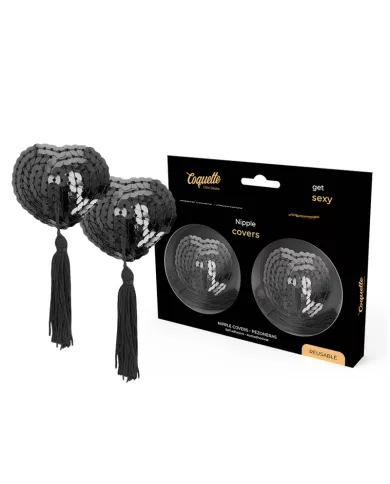 COQUETTE CHIC DESIRE - CACHE-MALINS  PAILLETTES NOIRES