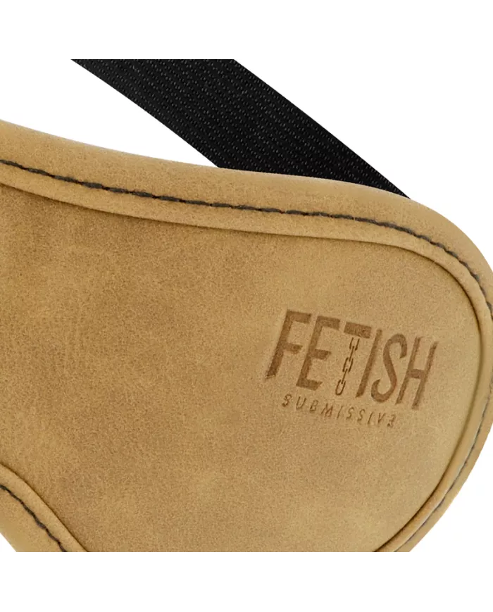 FETISH SUBMISSIVE ORIGIN - MASQUE EN CUIR VEGAN AVEC DOUBLURE EN NÉOPRÈNE FETISH SUBMISSIVE ORIGIN - MASQUE EN CUIR VEGAN AVEC DOUBLURE EN NÉOPRÈNE